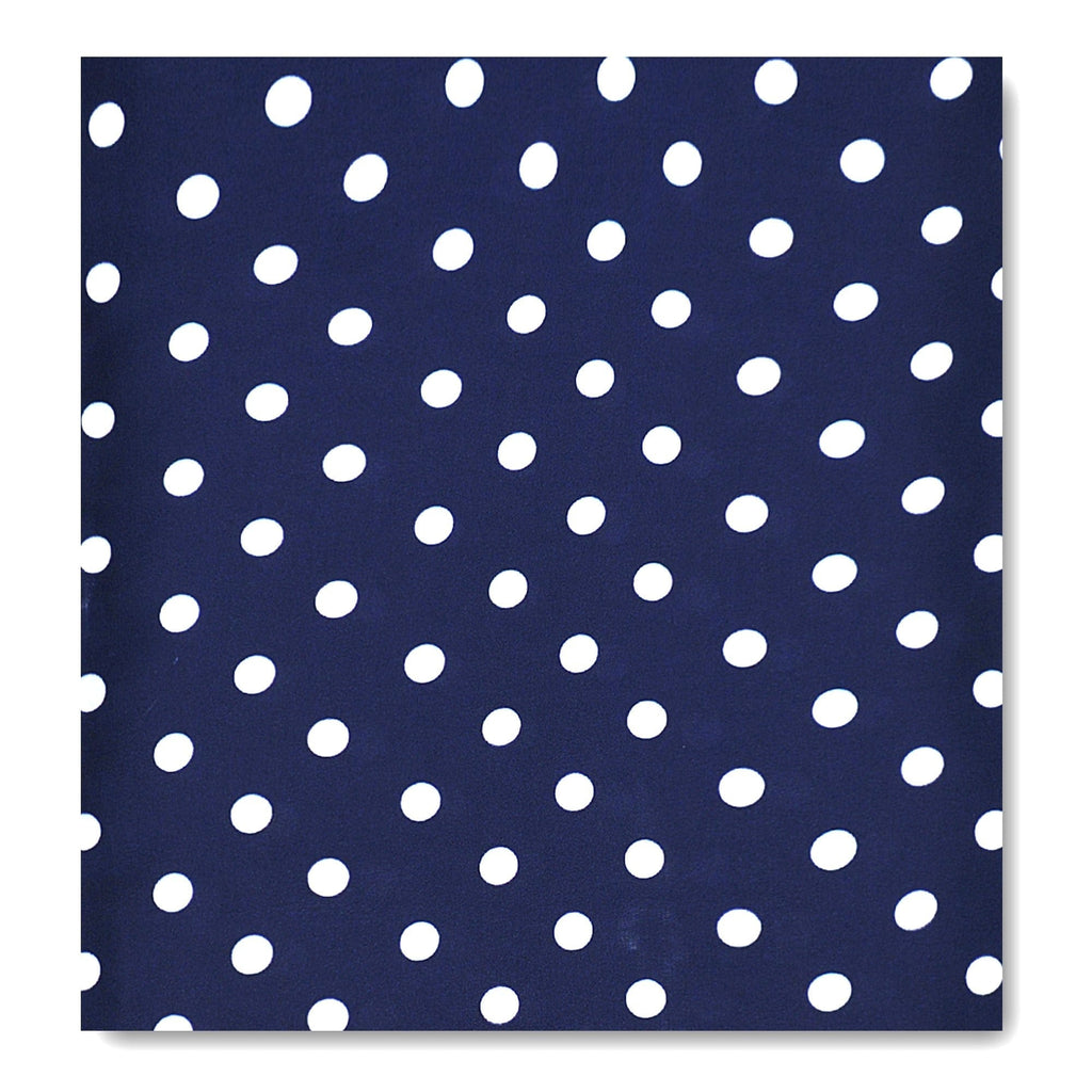 SMALL BLUE POLKA DOTS SCARF - PREMIUM COLLECTION