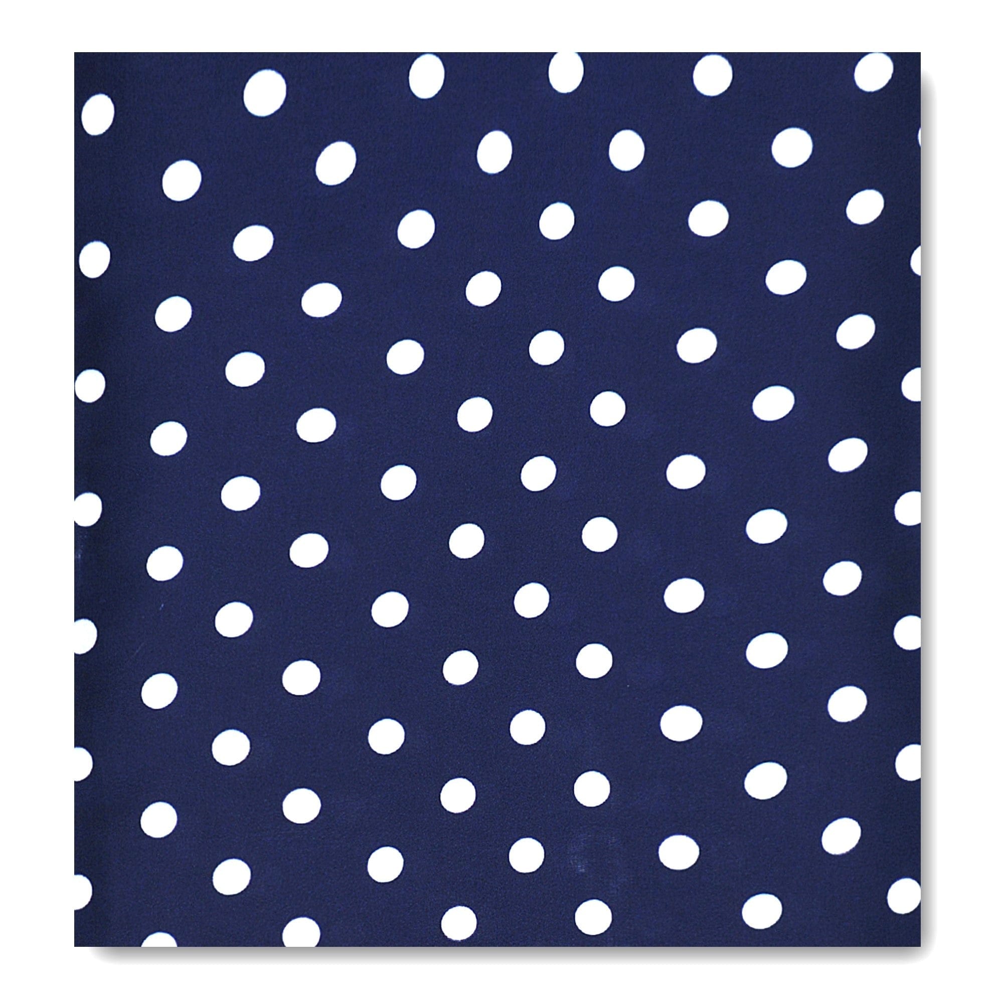 SMALL BLUE POLKA DOTS SCARF - PREMIUM COLLECTION