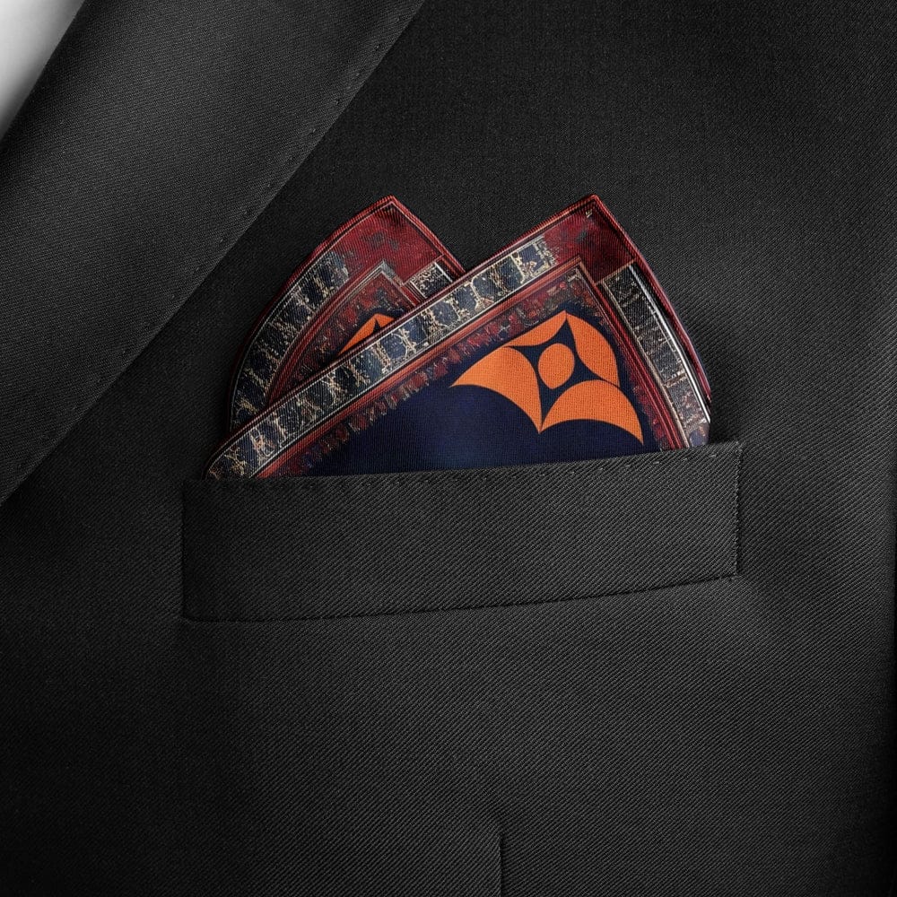 ROYAL AJRAK SILK POCKET SQUARE