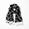 SILVER GEOMETRIC MEN SCARF - PREMIUM COLLECTION