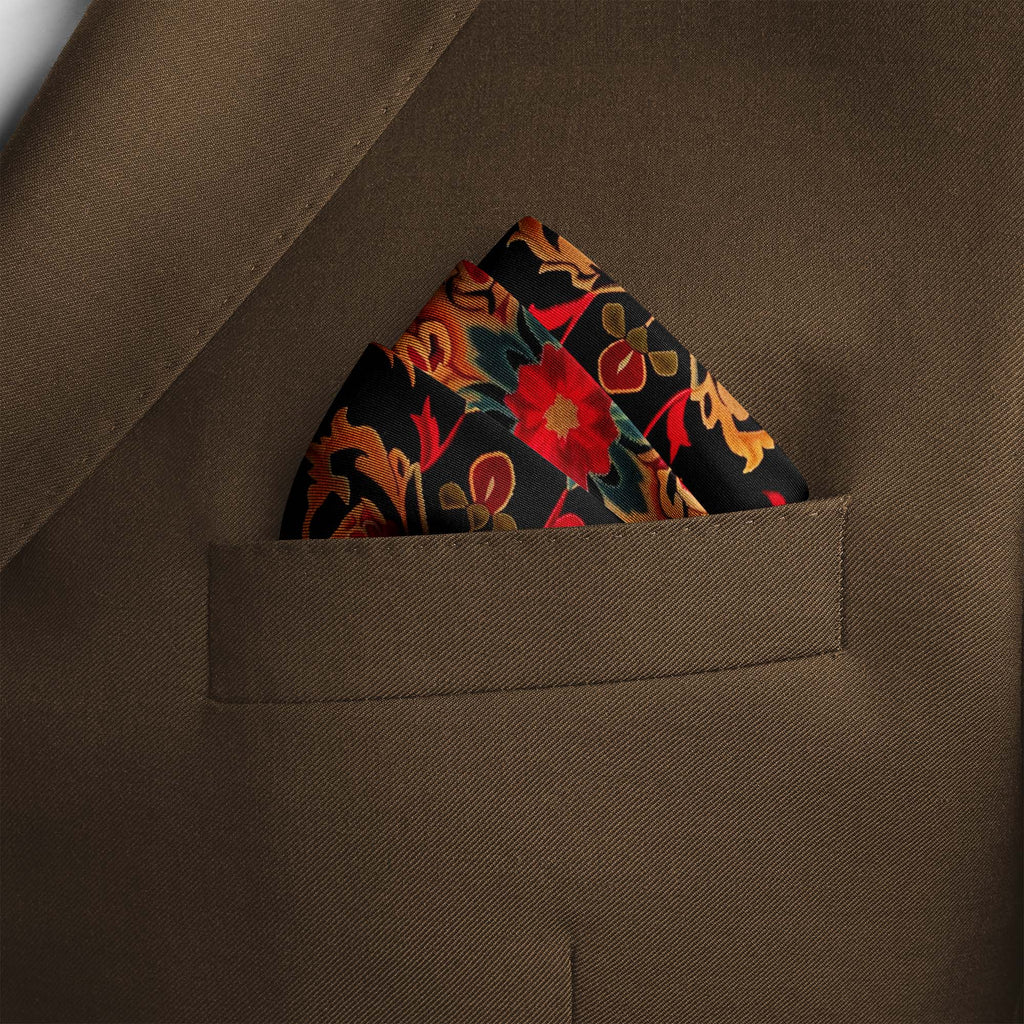 SAFAVIEH HERITAGE SILK POCKET SQUARE