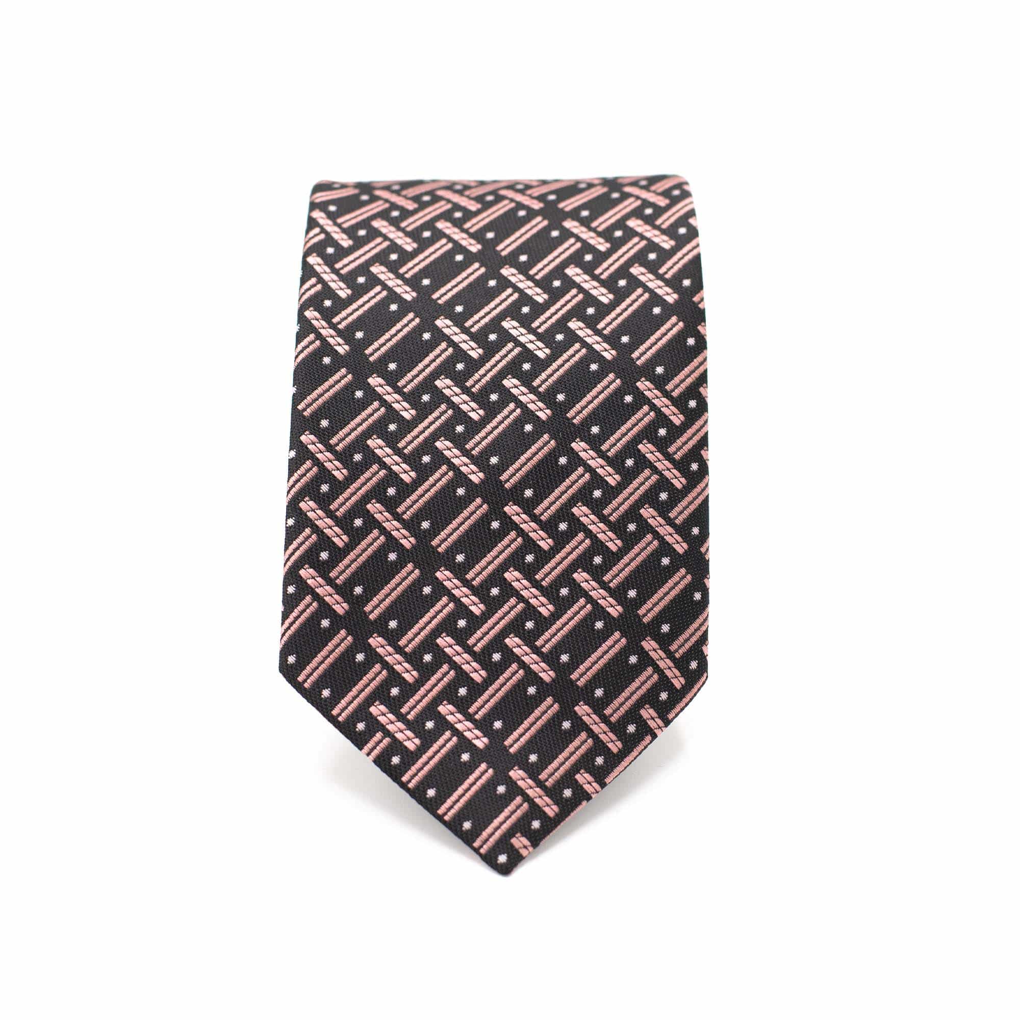 TWILIGHT CHECKERED CHARM TIE AND POCKET SQUARE SET