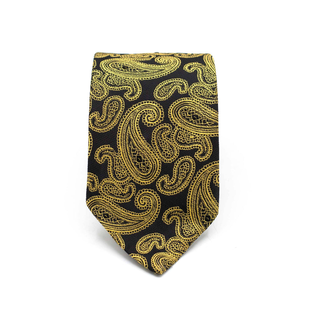 GOLDEN OPULENCE TIE AND POCKET SQUARE SET