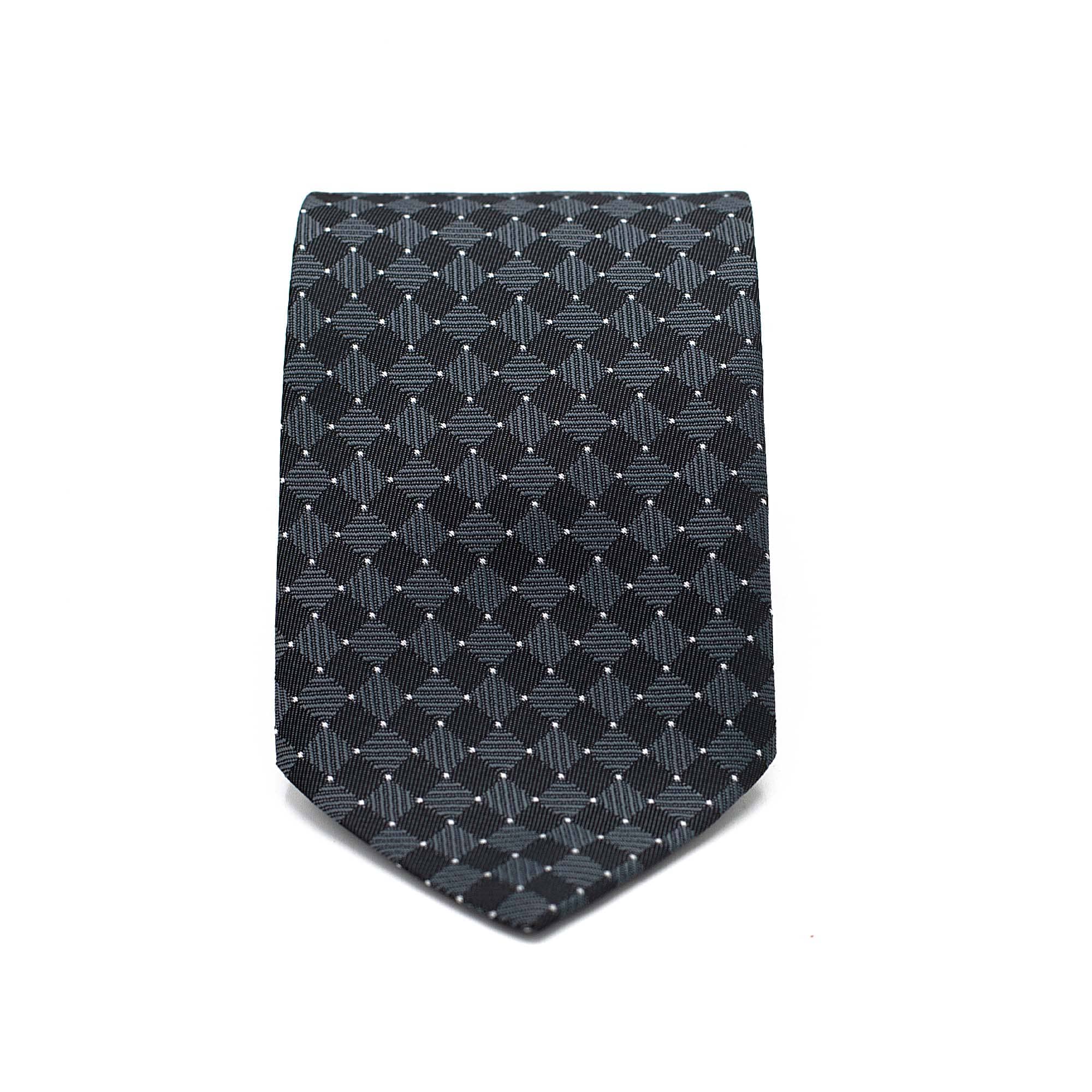 BLACK LUXE PATTERN TIE