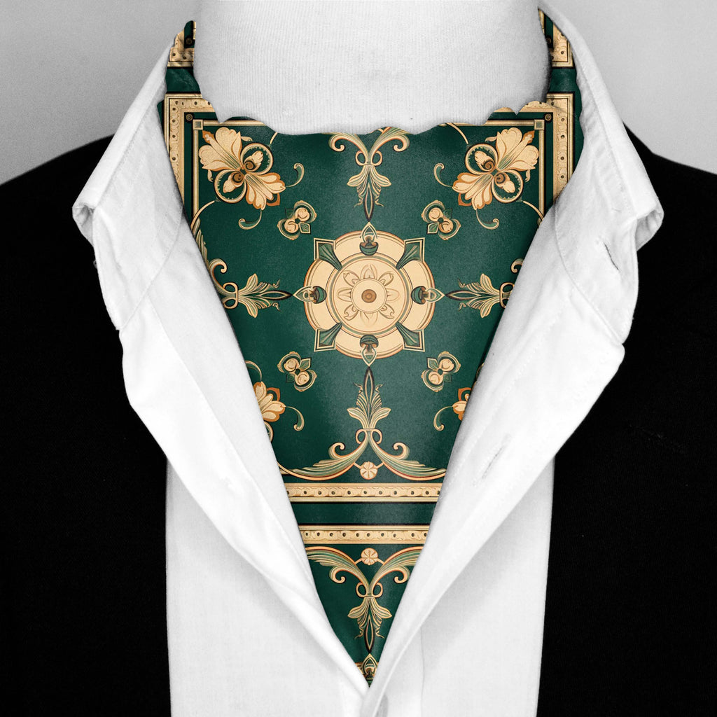 VINTAGE GREEK SILK ASCOT – PREMIUM COLLECTION