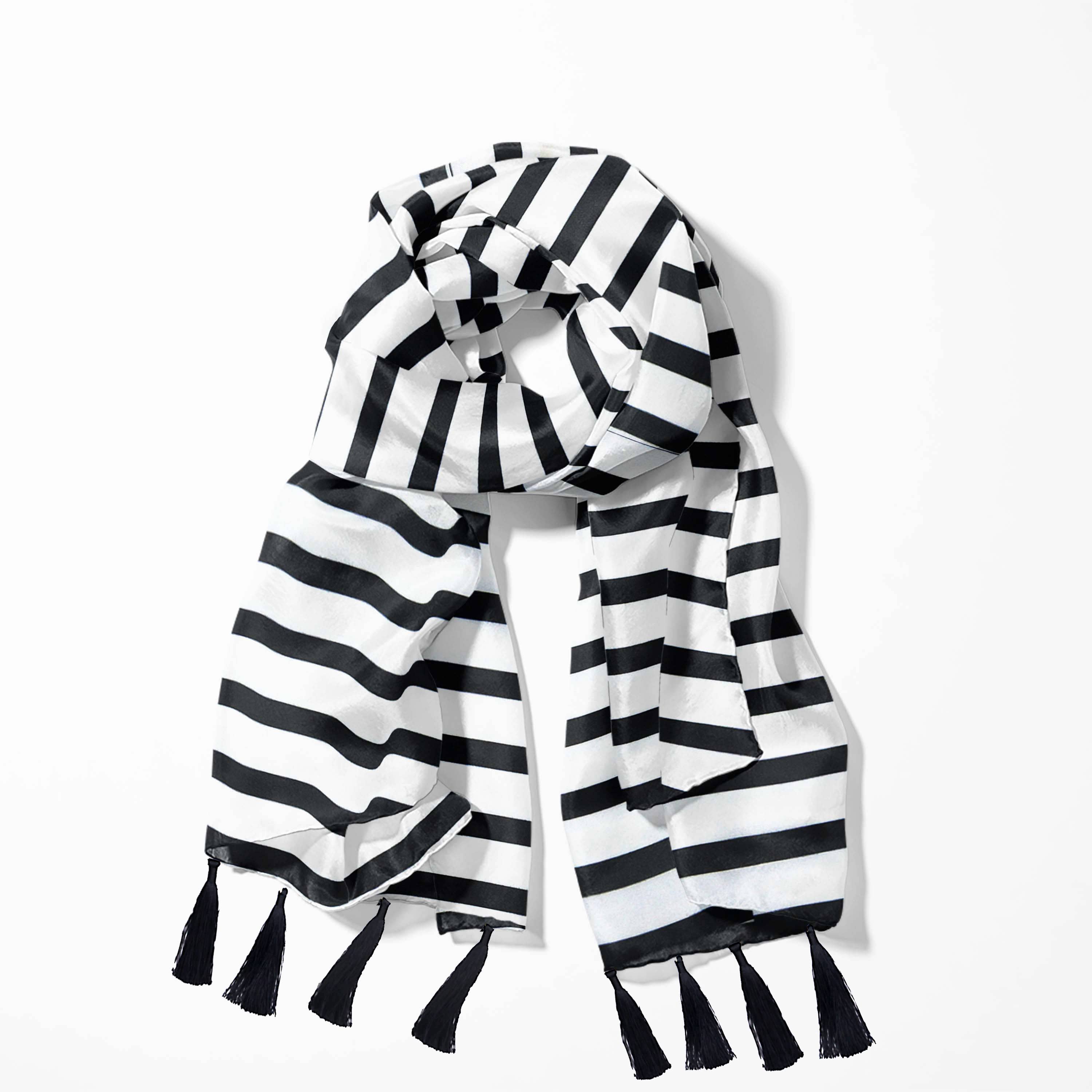 WHITE STRIPES MEN SCARF - PREMIUM COLLECTION